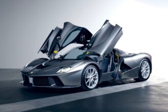 Ultra rare Ferrari LaFerrari in unique Grigio Ferro Metallic paint heads to auction for £2.8m in Zurich. With 789bhp and just 1,001 miles, it offers true exclusivity.