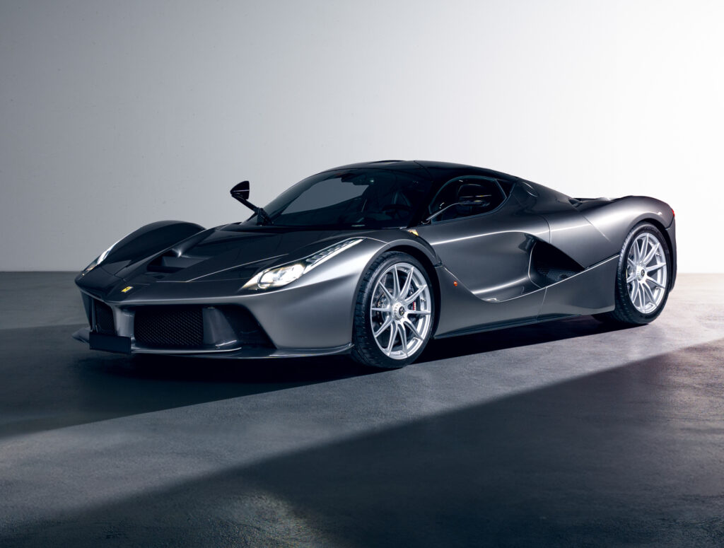 Ultra rare Ferrari LaFerrari in unique Grigio Ferro Metallic paint heads to auction for £2.8m in Zurich. With 789bhp and just 1,001 miles, it offers true exclusivity.