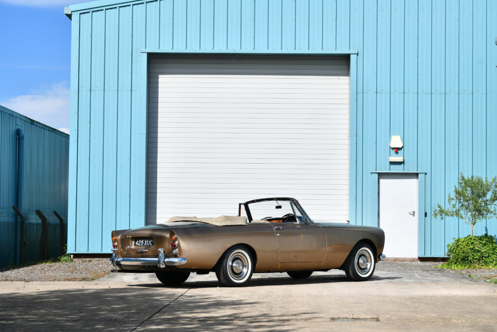 Peter Sellers' 1960 Bentley S2 Continental Drophead Coupé with rare quad headlamps and film memorabilia is set for auction by Bonhams with a £120000 guide price.