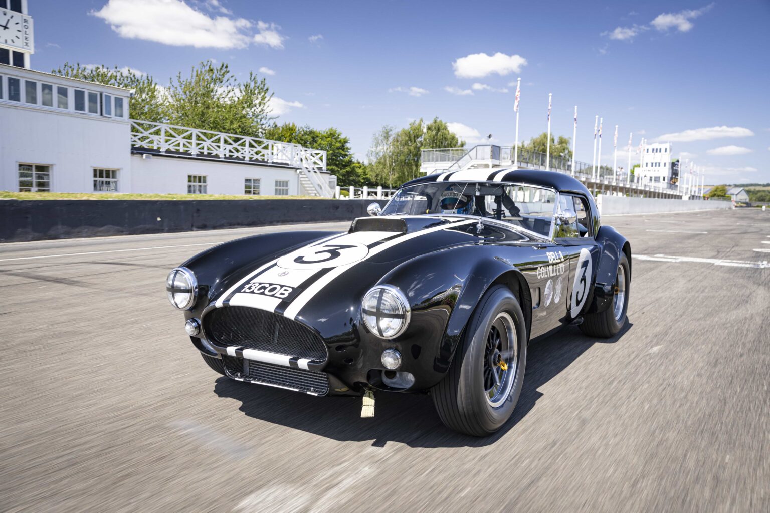 Rare 1966 AC Shelby Cobra ‘13 COB’ heads to Goodwood auction valued at £2m - historic racing car with 100+ races and multiple titles remains in original condition.