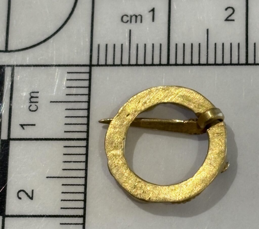 Amateur metal detectorist stumbles on 700 year old gold brooch near Skegness - rare 13th century treasure declared priceless find of a lifetime after stunning discovery.