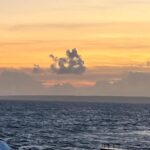 Pensioner captures ship-shaped cloud off Cornwall coast - photo taken in Mousehole near Penzance sparks comparisons to Blue Peter badge, Jack Sparrow and Peter Pan.
