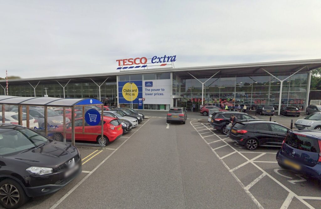 A Tesco in Gillingham amused shoppers after stacking crates of beer under a “Back to school ready” sign, with parents joking it was the perfect end-of-holidays display.