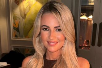 Kayleigh Young, 34, has been a bridesmaid nine times since age five - spending £5,000 on weddings and earning the nickname real-life 27 Dresses while still single herself.