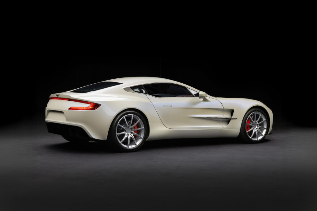 Aston Martin One-77 hypercar heads to auction in Abu Dhabi for £1.18m. One of only 77 made, it boasts a 7.3L V12, 750bhp, 217mph top speed and stunning design.