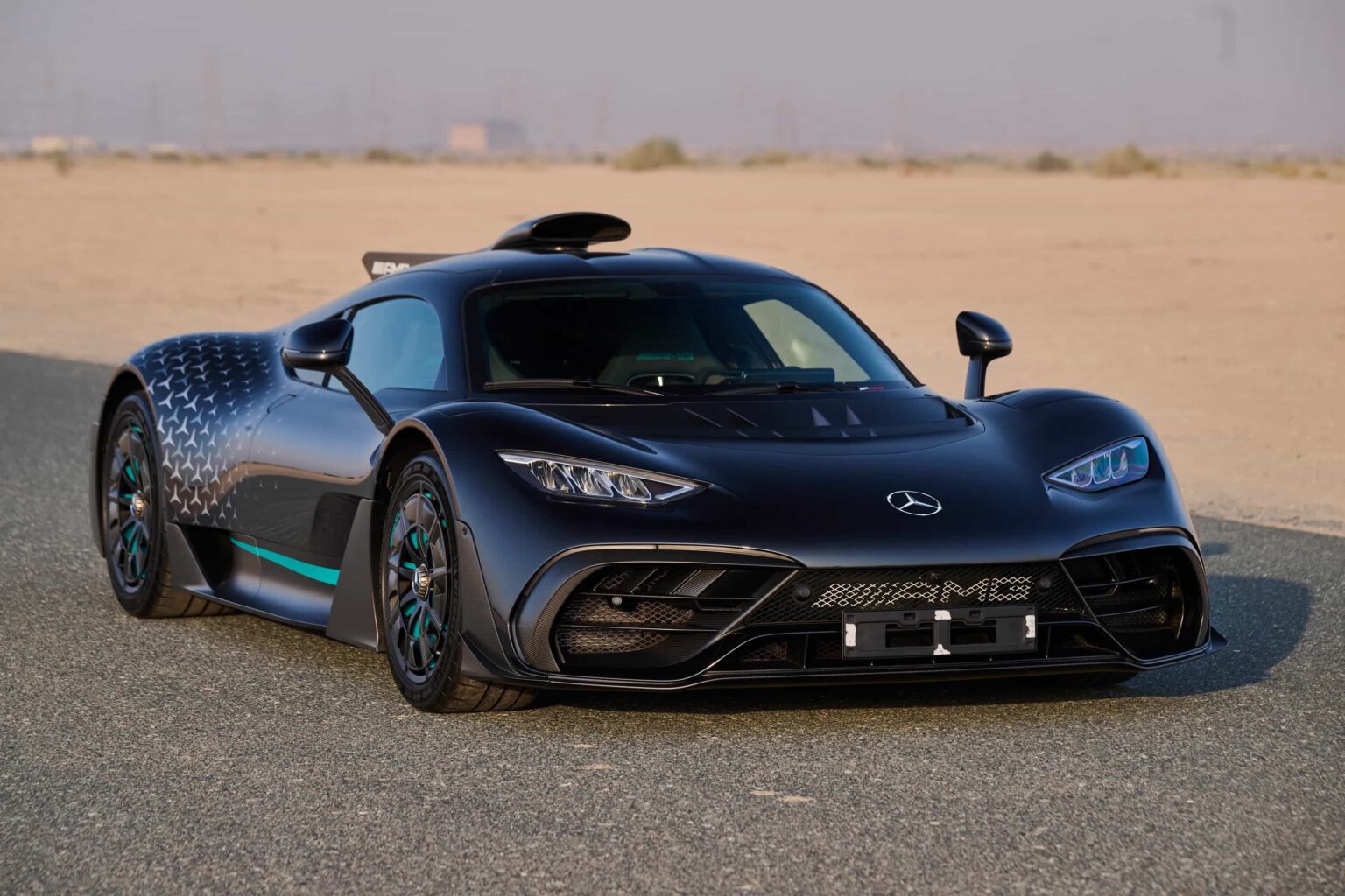 A rare 2024 Mercedes AMG ONE hypercar with just 61 miles on the clock and over 1,000hp is heading to auction in Dubai boasting F1 tech and a 218mph top speed.
