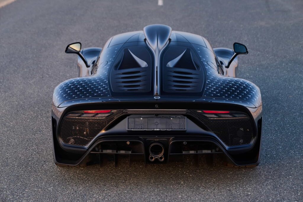 A rare 2024 Mercedes AMG ONE hypercar with just 61 miles on the clock and over 1,000hp is heading to auction in Dubai boasting F1 tech and a 218mph top speed.