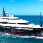 The 82m Oceanco Alfa Nero megayacht returns to market for £76.3m after a lavish refit, boasting an infinity pool, glass lift, spa suites, cinema and luxury water toys.