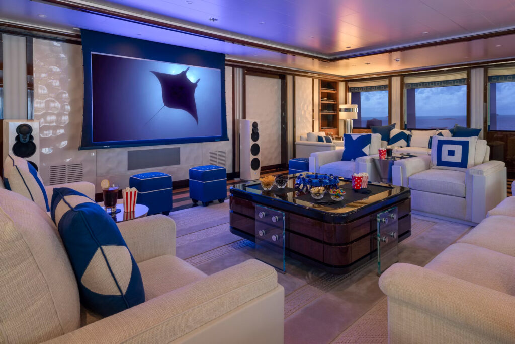 The 82m Oceanco Alfa Nero megayacht returns to market for £76.3m after a lavish refit, boasting an infinity pool, glass lift, spa suites, cinema and luxury water toys.