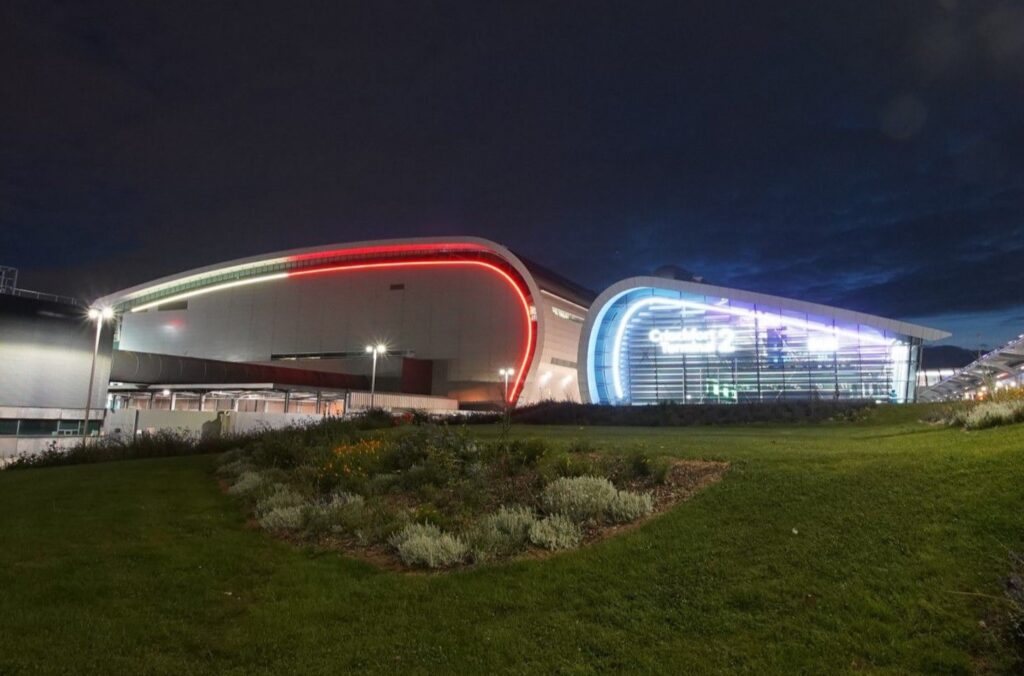 Drunk sounding man hijacks Dublin Airport tannoy shouting why haven’t you let me on that plane leaving late night passengers shocked laughing and calling it free entertainment.