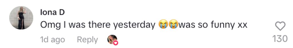 Social media comment on the post of Drunk sounding man hijacks Dublin Airport tannoy shouting why haven’t you let me on that plane leaving late night passengers shocked laughing and calling it free entertainment.