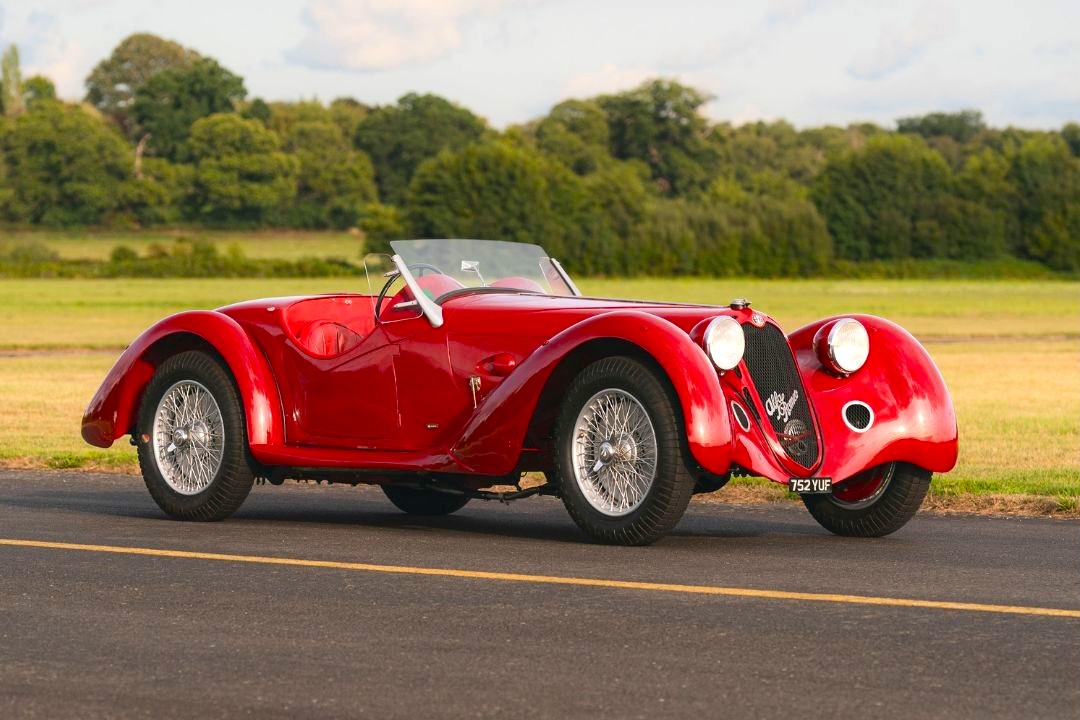 Ultra rare 1937 Alfa Romeo 8C 2900 B Spider built in the style of Zagato heads to auction with RM Sotheby’s in London where it could fetch up to £5.5 million.