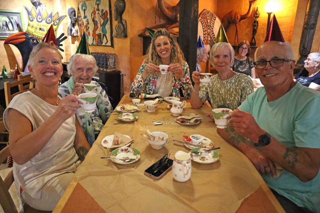 Drusillas Park marks 100th birthday with 20 centenarians whose combined ages top 2,000 years - guests relive memories, meet lemurs and enjoy nostalgic cream teas in Sussex.