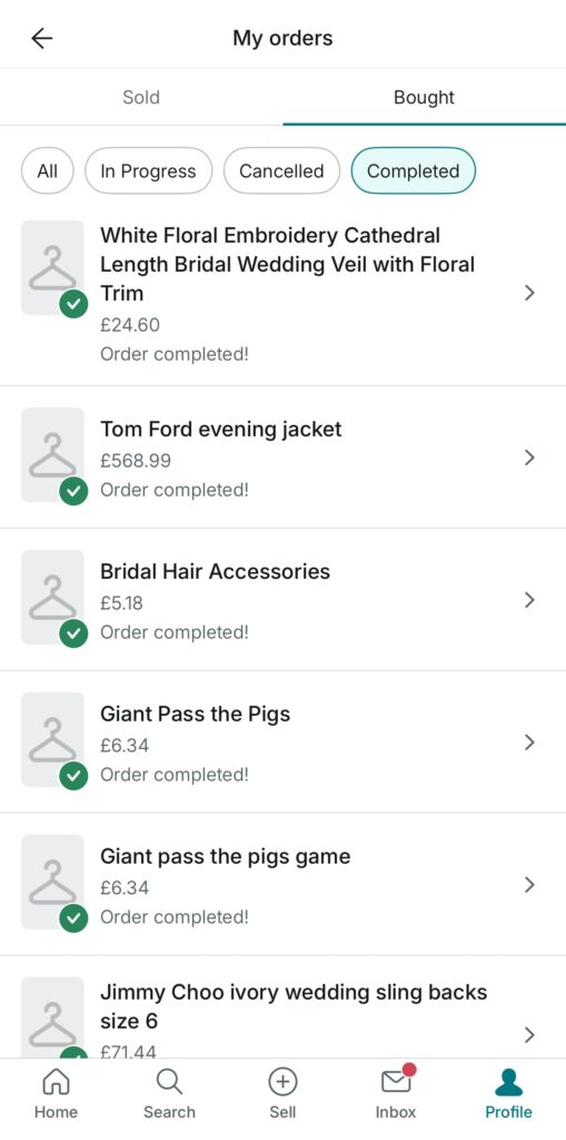 Thrifty bride saves thousands on her dream double wedding by shopping second hand on Vinted - from Jimmy Choo heels to a Tom Ford tux - proving style can be sustainable.