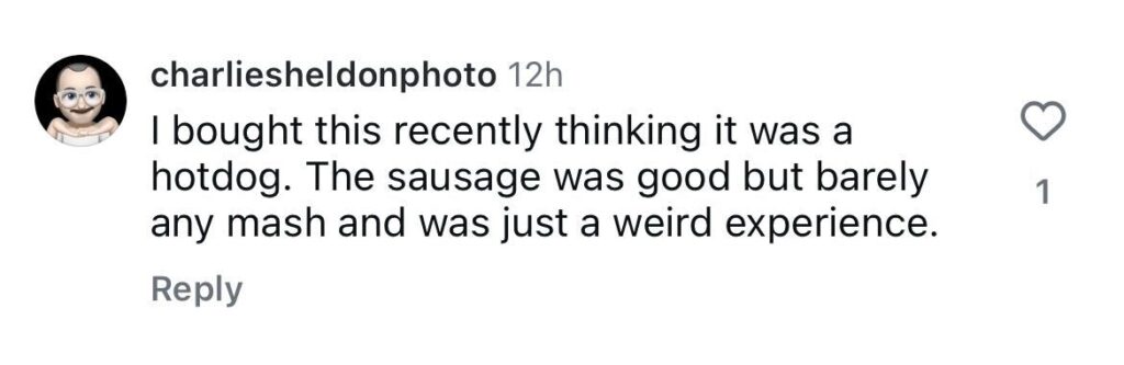 Social media comment on the post of Arsenal fans slam £11.35 bangers and mash at the Emirates for its tiny blob of potato and huge price tag - calling the Premier League leaders’ matchday food “scran-dalous”.