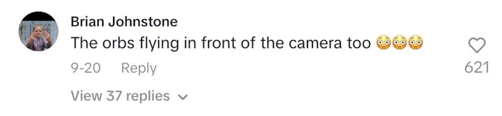Social media comment on the post of Railway engineer Andy Maddox claims he captured a ghost on camera opening and shutting his hotel drawer before hurling an iron to the floor in Kent leaving him terrified and sleepless.
