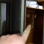 Railway engineer Andy Maddox claims he captured a ghost on camera opening and shutting his hotel drawer before hurling an iron to the floor in Kent leaving him terrified and sleepless.