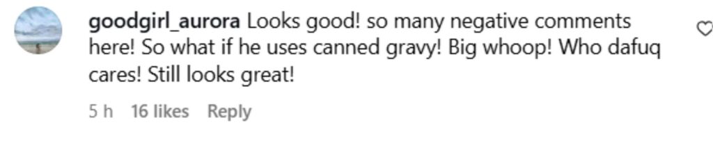 Social media comment on the post of Brooklyn Beckham faced backlash after using Bisto gravy on his luxury beef wellington, with fans calling it a “ruined masterpiece” while others defended his down-to-earth choice.