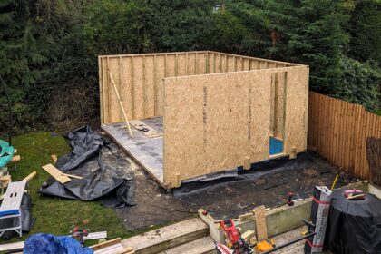 A mum from Solihull built her dream garden office with her husband after a £35,000 quote, saving £18,000. The DIY retreat now doubles as a workspace and party room.