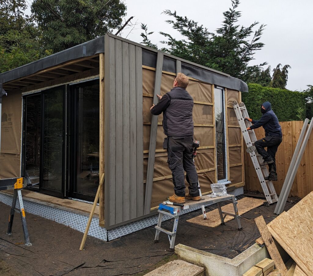 A mum from Solihull built her dream garden office with her husband after a £35,000 quote, saving £18,000. The DIY retreat now doubles as a workspace and party room.