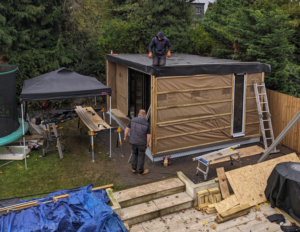 A mum from Solihull built her dream garden office with her husband after a £35,000 quote, saving £18,000. The DIY retreat now doubles as a workspace and party room.