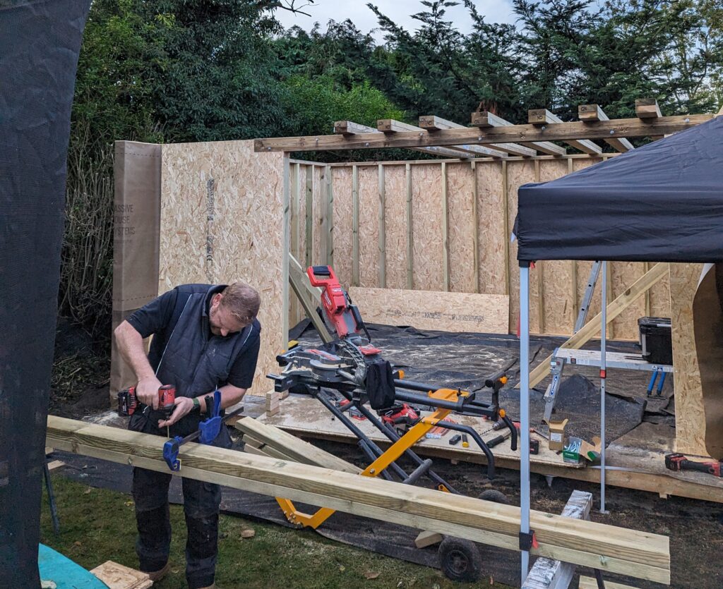 A mum from Solihull built her dream garden office with her husband after a £35,000 quote, saving £18,000. The DIY retreat now doubles as a workspace and party room.