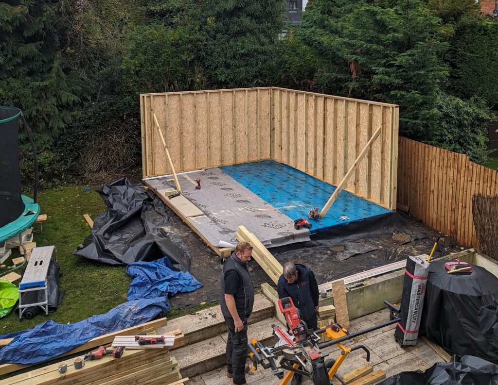 A mum from Solihull built her dream garden office with her husband after a £35,000 quote, saving £18,000. The DIY retreat now doubles as a workspace and party room.