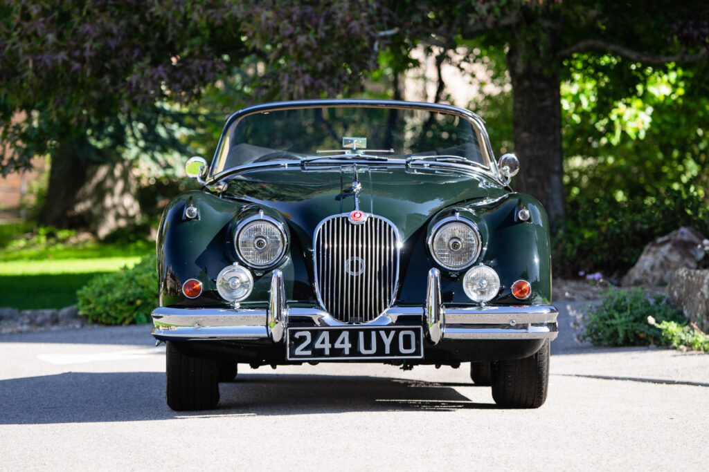 A beautifully restored 1959 Jaguar XK150 SE DHC with just 49k miles is set to fetch £85,000 at auction, showcasing timeless design, power and collector appeal.