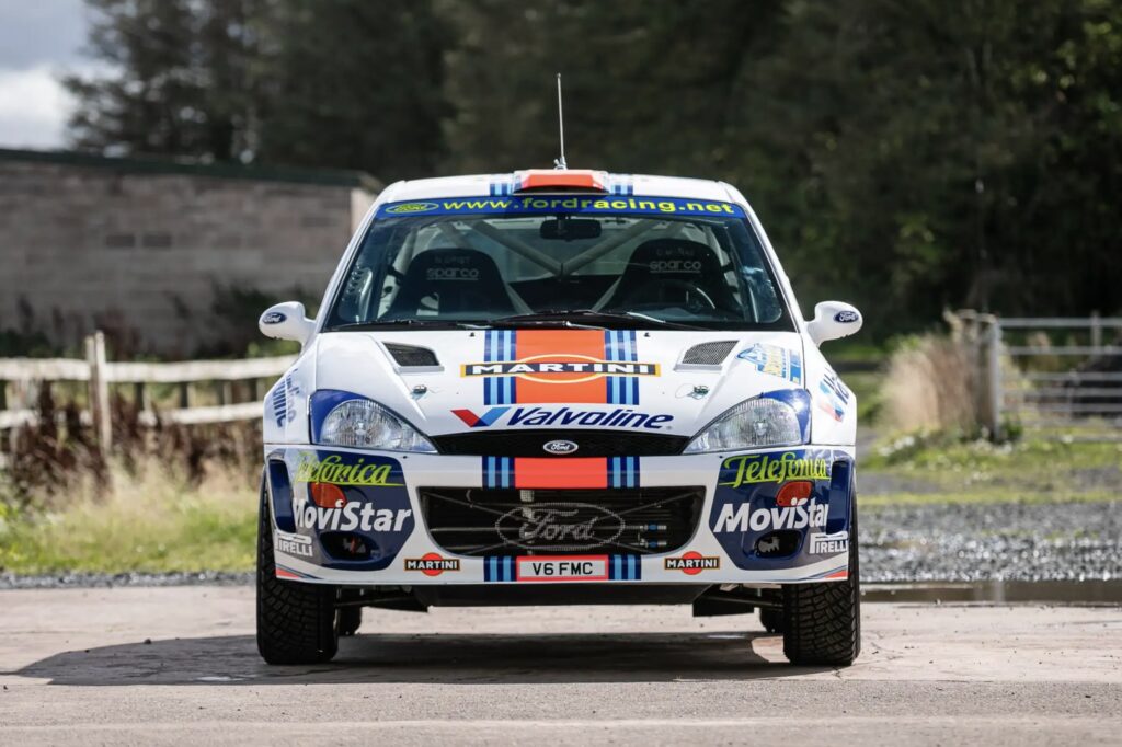 Colin McRae’s ex rally Ford Focus is up for auction at £420,000 with iconic WRC history including wins, legendary drives, and a recent full engine rebuild.
