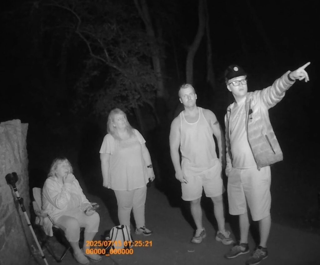 Ghost hunters exploring the abandoned Ridge Lea Asylum in Lancashire heard eerie laughter, footsteps, and voices - one investigator even fell ill during the chilling paranormal encounter.