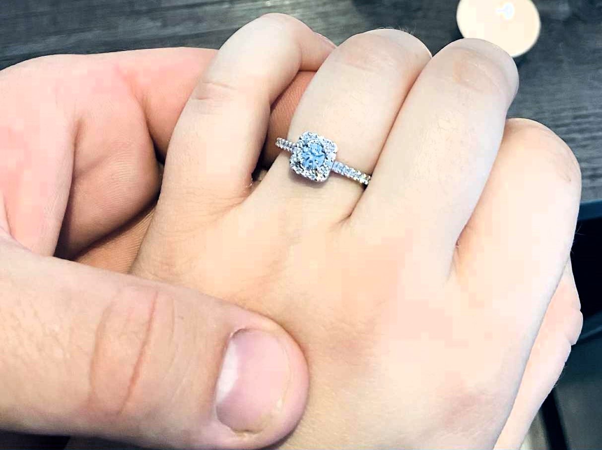 Mum Katie Thomas was overjoyed after recycling staff in Guernsey miraculously found her lost wedding and engagement rings in a rubbish bag her three-year-old daughter accidentally threw away.