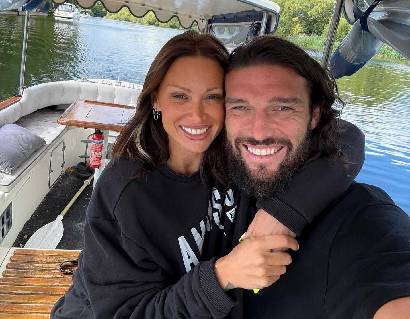 Andy Carroll left fans laughing after pranking girlfriend Lou Teasdale while wearing no trousers, joking about a “hare” ornament in a TikTok clip captioned “Hare we go.”.