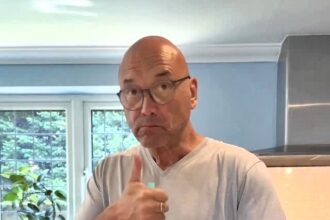 Gregg Wallace has been mocked after sharing a simple pasta recipe with tomato sauce and Parmesan as critics compared it to student food or a school home economics dish.