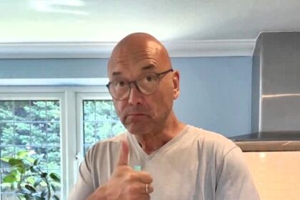 Gregg Wallace has been mocked after sharing a simple pasta recipe with tomato sauce and Parmesan as critics compared it to student food or a school home economics dish.