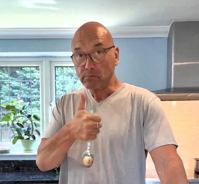 Gregg Wallace has been mocked after sharing a simple pasta recipe with tomato sauce and Parmesan as critics compared it to student food or a school home economics dish.