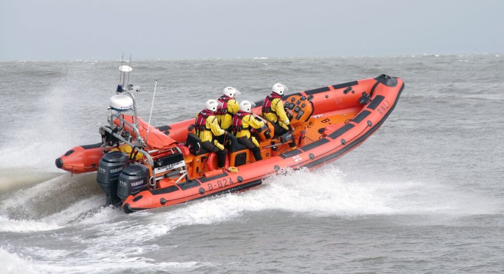 Heroic RNLI crews rescued Bruno the dog from dangerous seas off Llandudno, pulling him to safety after he battled strong tides, with emotional footage praised online.