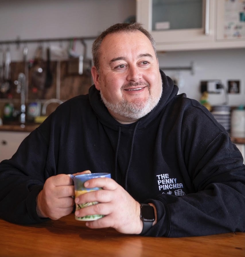 A savvy dad revealed how he preps Christmas dinner nearly a year early saving 75 percent by stocking up on yellow sticker deals turkeys and desserts months in advance.