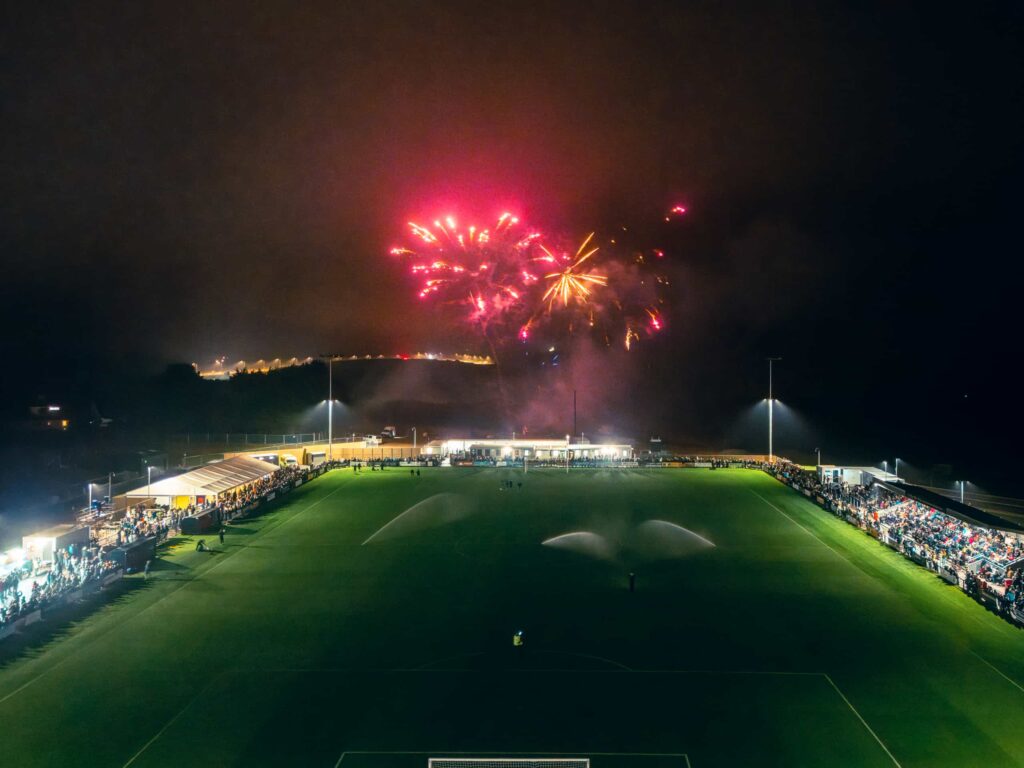 Cornwall’s first illuminated drone show will dazzle at Truro City Stadium on 10 October - featuring 150 drones, fireworks, live music and a charity football match for Cornwall Air Ambulance.