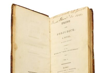 Rare first editions of Jane Austen classics including Pride and Prejudice are up for auction at Christie’s New York alongside works by Columbus and Marco Polo.