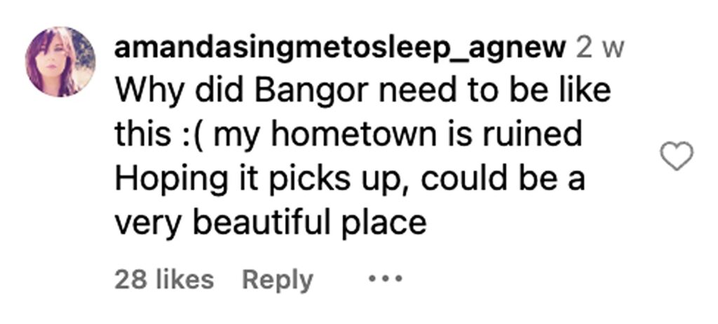 Social media comment on the post of An urban explorer has revealed the eerie inside of a crumbling abandoned shopping mall in Bangor, Northern Ireland, left to rot with moss-covered floors, shattered windows and a collapsing roof.
