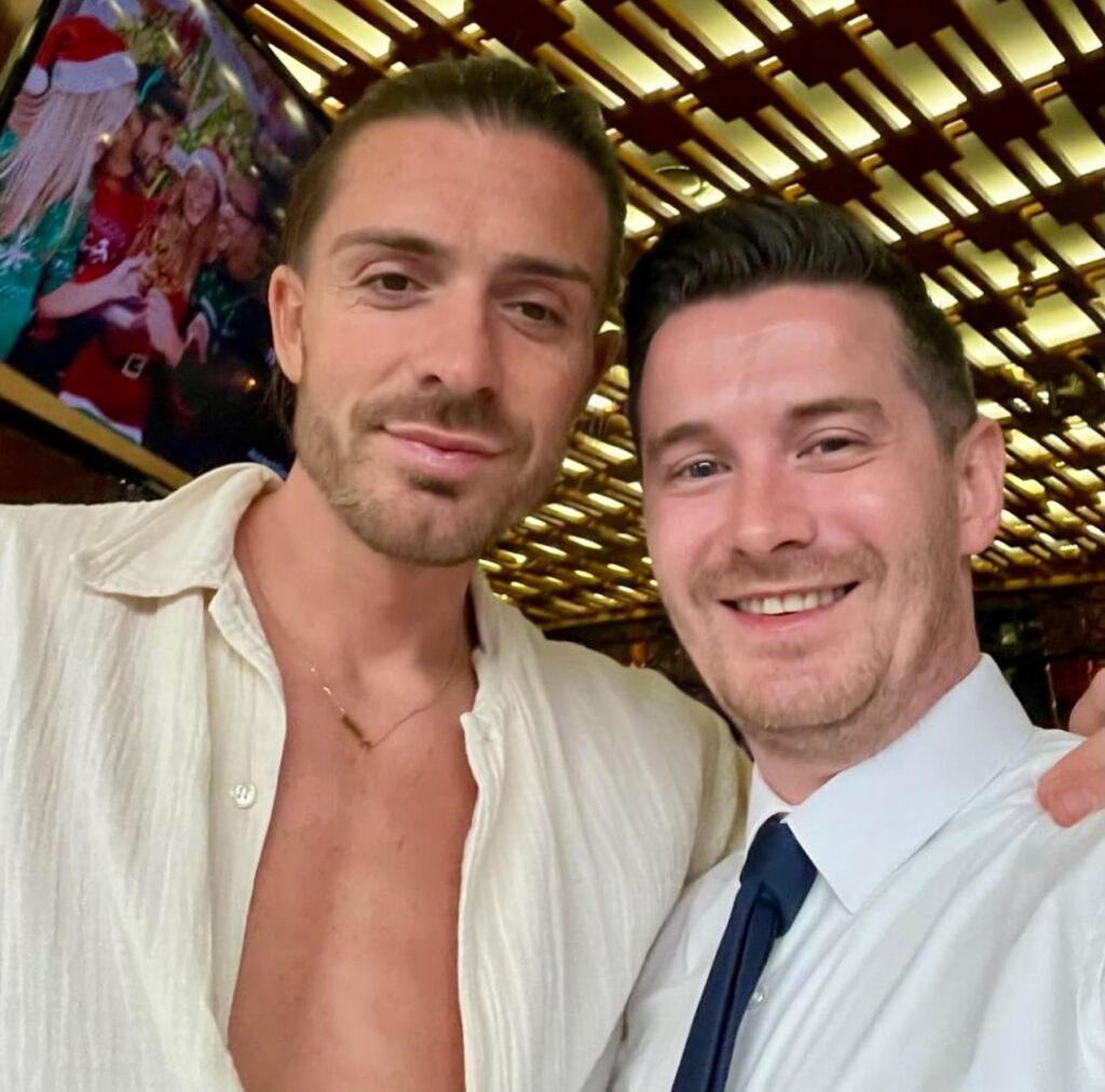 Jack Grealish was spotted at McGettigan’s Irish bar in Dubai after being left out of England’s squad, relaxing with fans as the Three Lions secured their World Cup qualification.