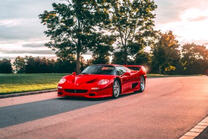 An immaculate 1996 Ferrari F50 in Rosso Corsa with a roaring V12 and only two owners is heading to RM Sotheby’s Munich 2025 auction, expected to fetch £3.9 million.