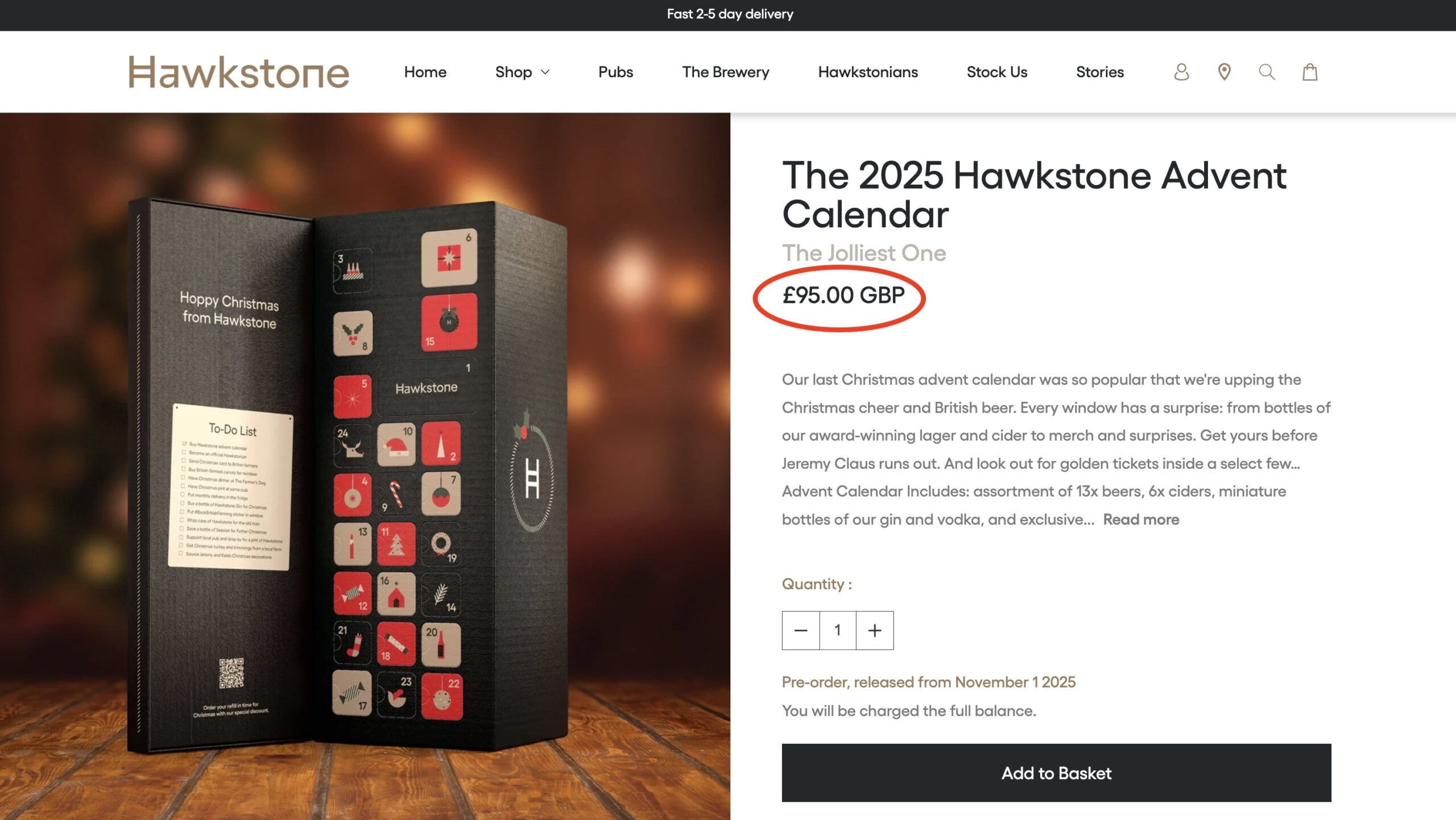 Jeremy Clarkson has launched his 2025 booze advent calendar at £95, packed with beers, ciders, spirits and merch, with golden tickets offering luxury Cotswolds getaways.
