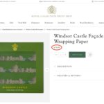 King Charles is selling two sheets of Windsor Castle-themed Christmas wrapping paper for £10, with royal fans branding it pricey as it comes without festive patterns and high delivery costs.