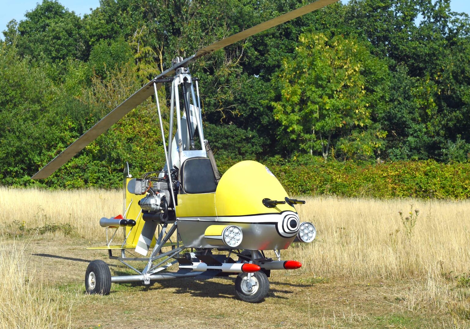 A James Bond fan bought a replica of 007’s Little Nellie gyrocopter for £4,256. The mini aircraft hasn’t flown in 40 years and needs work before taking to the skies again.