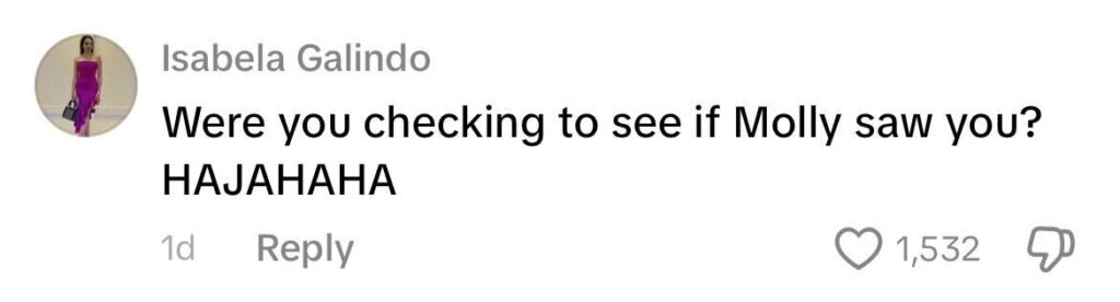 Social media comment on the post of Love Island star Tom Clare showed off his football skills by saving his fiancée Molly Smith’s vase with a perfect touch, joking it was a move Ronaldinho would be proud of.