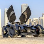 A custom Mercedes-Benz CL 55 AMG turned Batmobile with 600 horsepower and Gotham flair is up for grabs in Dubai for £18,000 after costing £217,000 to build.