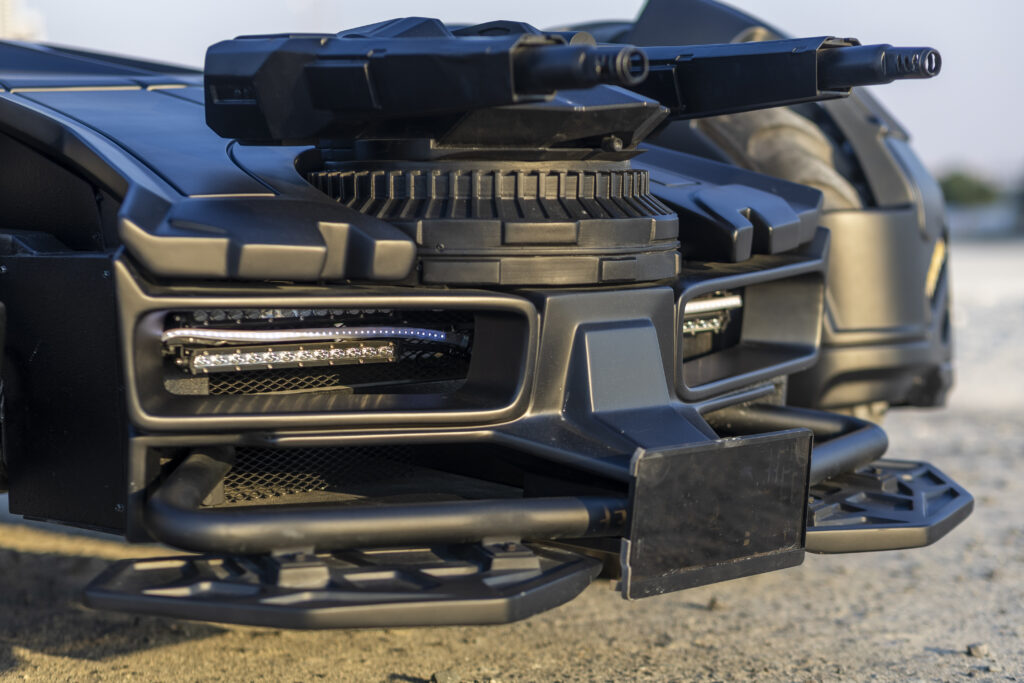 A custom Mercedes-Benz CL 55 AMG turned Batmobile with 600 horsepower and Gotham flair is up for grabs in Dubai for £18,000 after costing £217,000 to build.