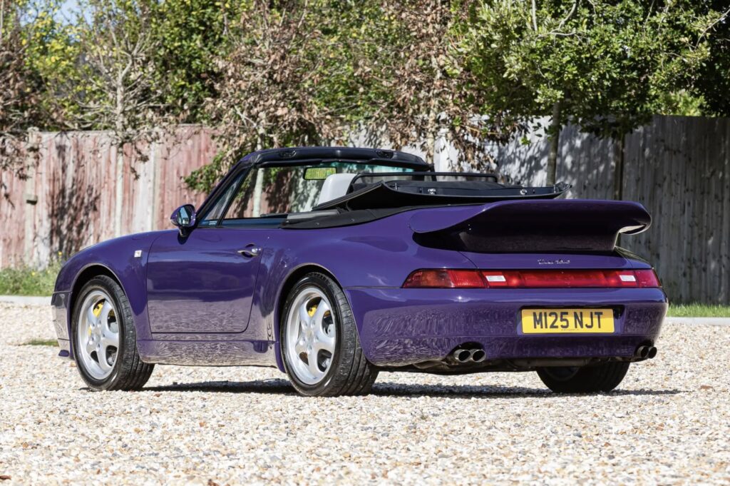 A rare 1995 Porsche 911 Turbo Cabriolet, one of only five right-hand drive models ever made, is heading to auction with an £800,000 guide price at the NEC in Birmingham.