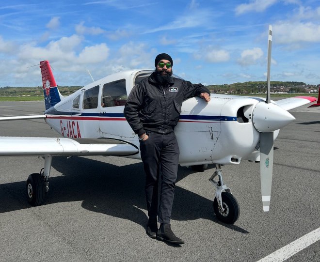 A pilot flew 110 miles from London to Birmingham just to enjoy his favourite mixed grill at Soho Tavern combining his love of flying with his passion for food.